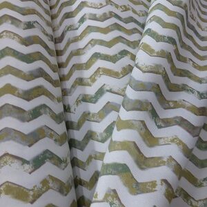 Cortina ZIG ZAG verde