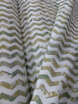 Cortina ZIG ZAG verde
