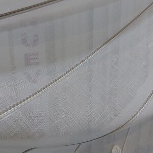 Visillo CORTE raya gris