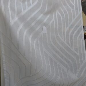 Visillo GEOMÉTRICO blanco