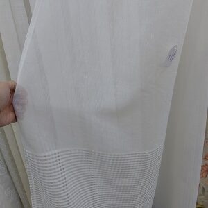 Visillo HERA bajo calado blanco