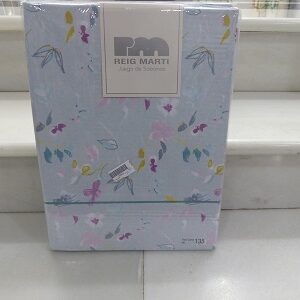 Juego sábanas OHARA celeste 135-150