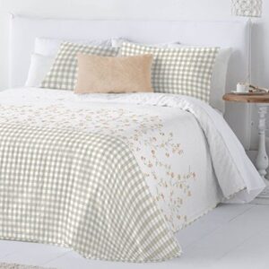 Colcha verano REVERSIBLE CYNTIA caldera-beig 90-105