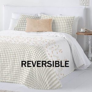 Colcha verano REVERSIBLE CYNTIA caldera-beig 90-105