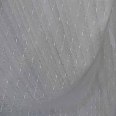 Visillo 2867 plumeti blanco